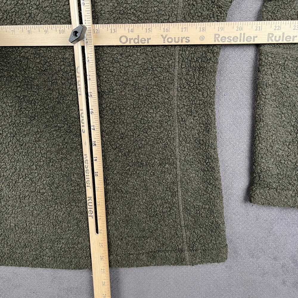 Fjallraven Kaitum Fleece Jacket Womens Medium Green Full Zip Hooded 89666 - Picture 6 of 8